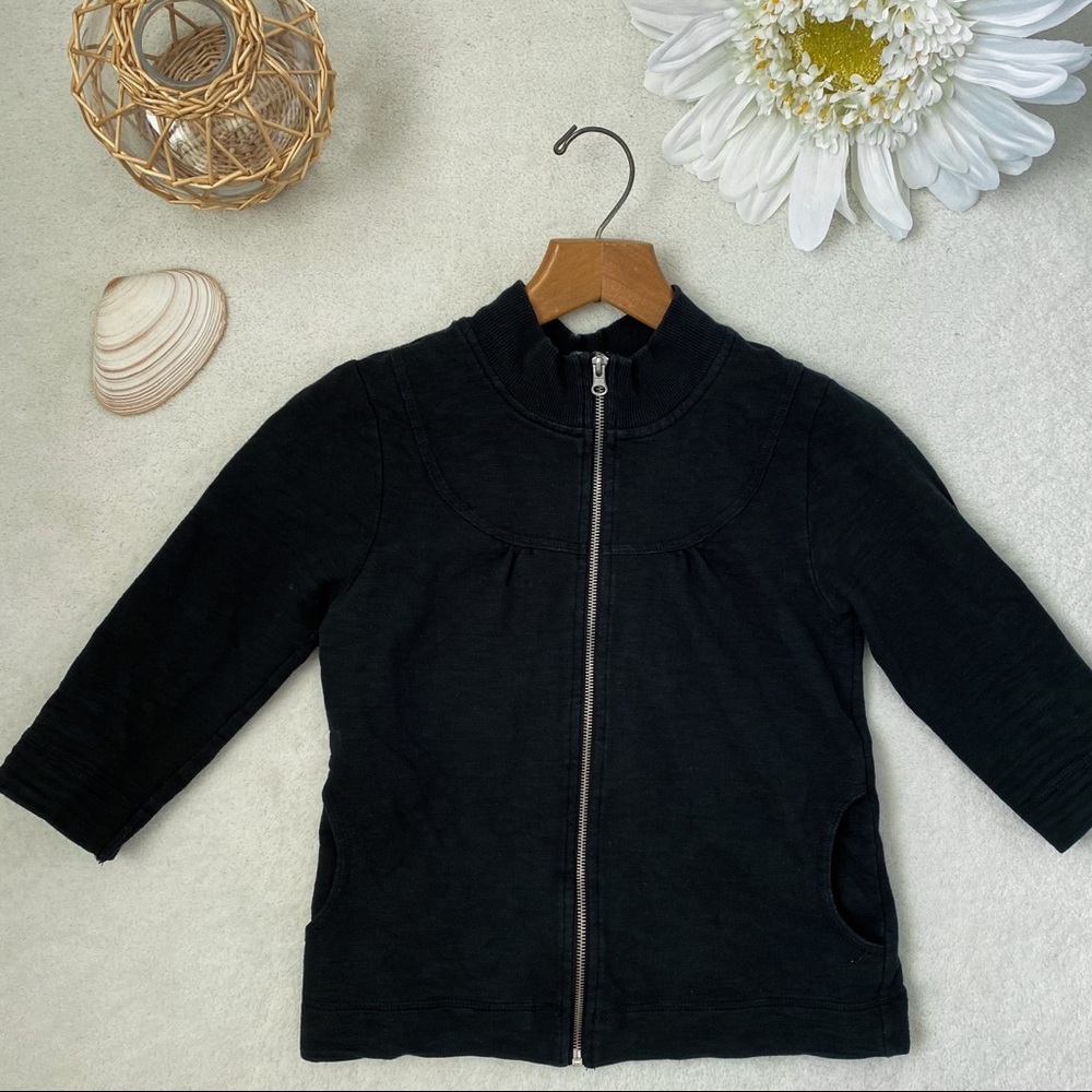 Brownie black zip sweatshirt jacket